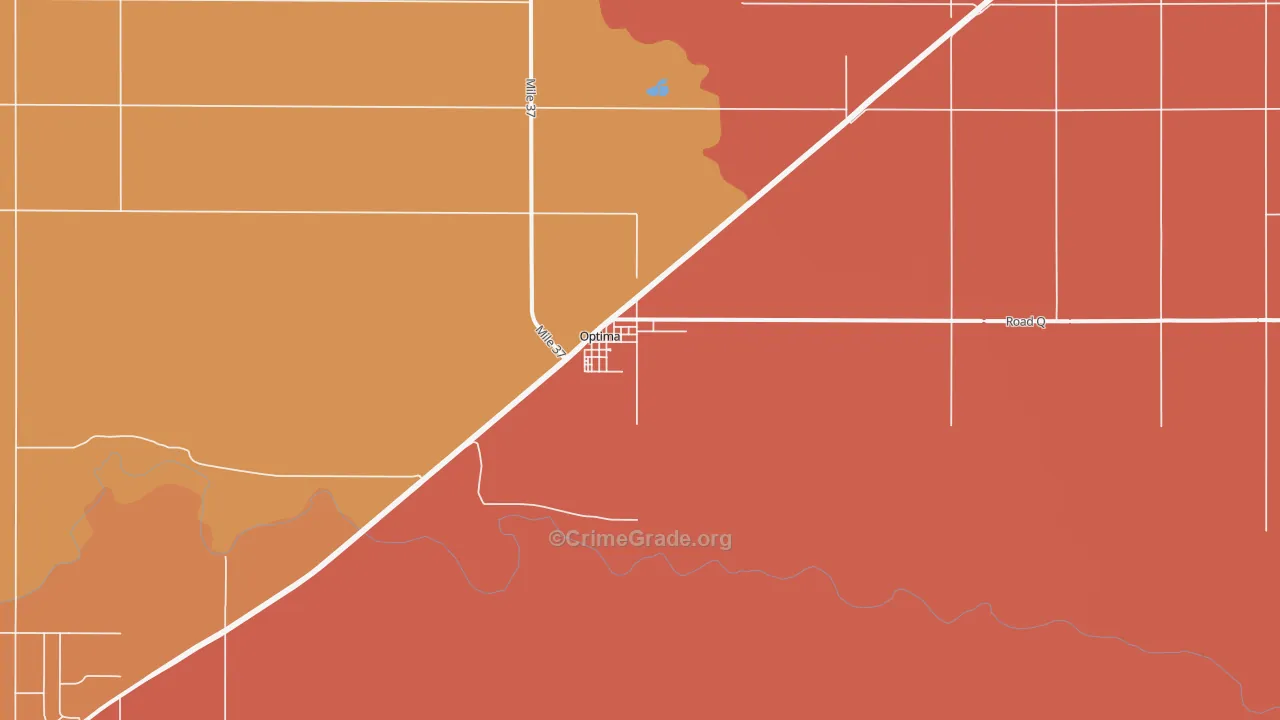 Optima, OK Map of Burglary Rates