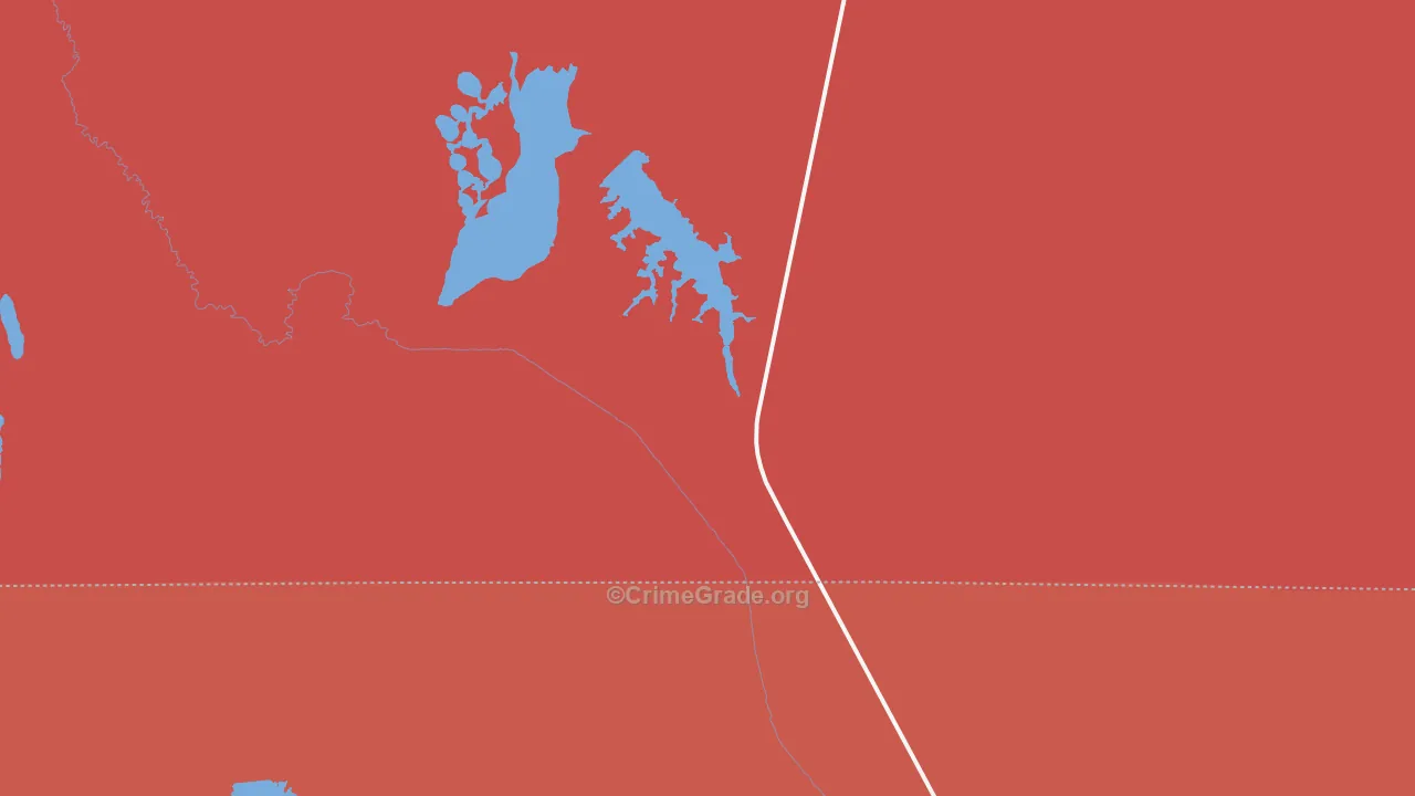 Owyhee, ID Map of Burglary Rates
