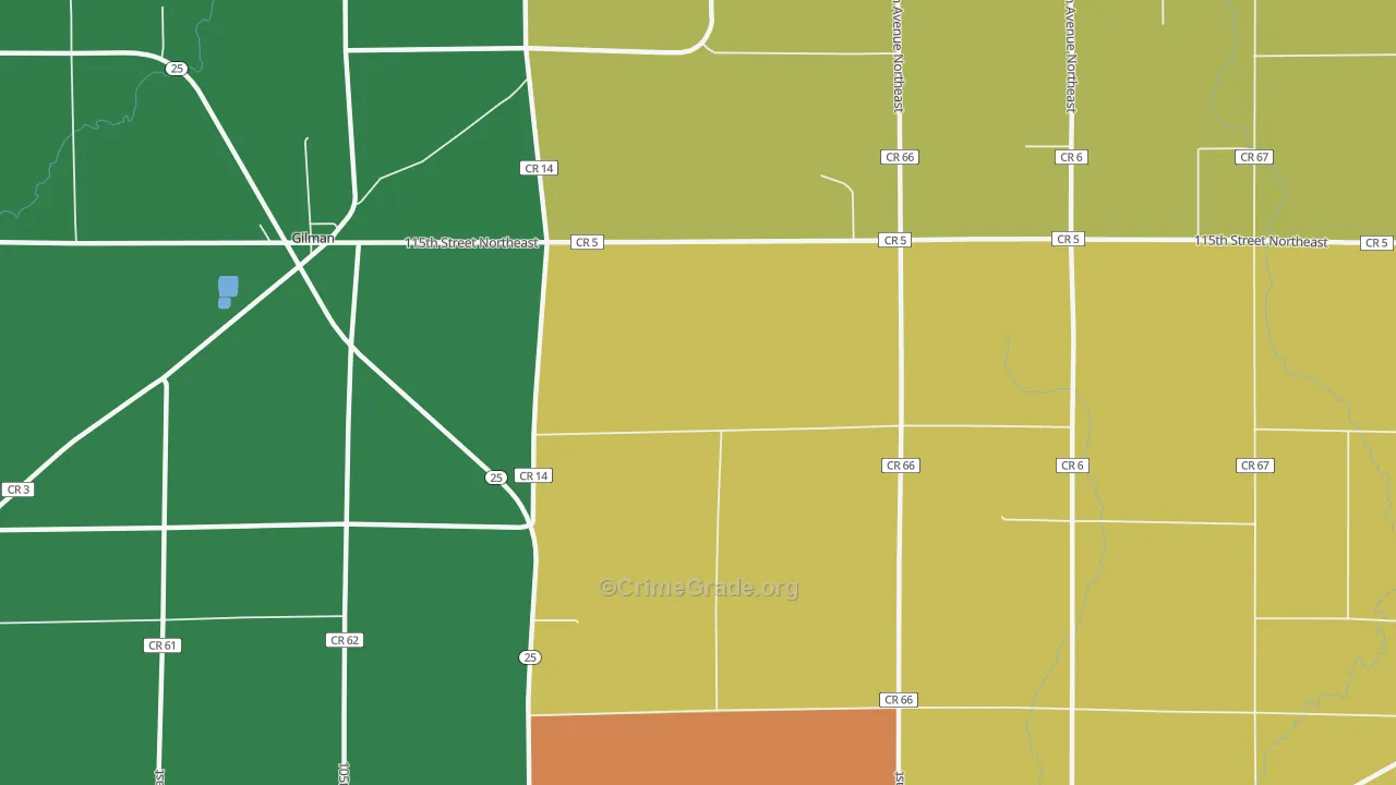 Parent, MN Map of Burglary Rates