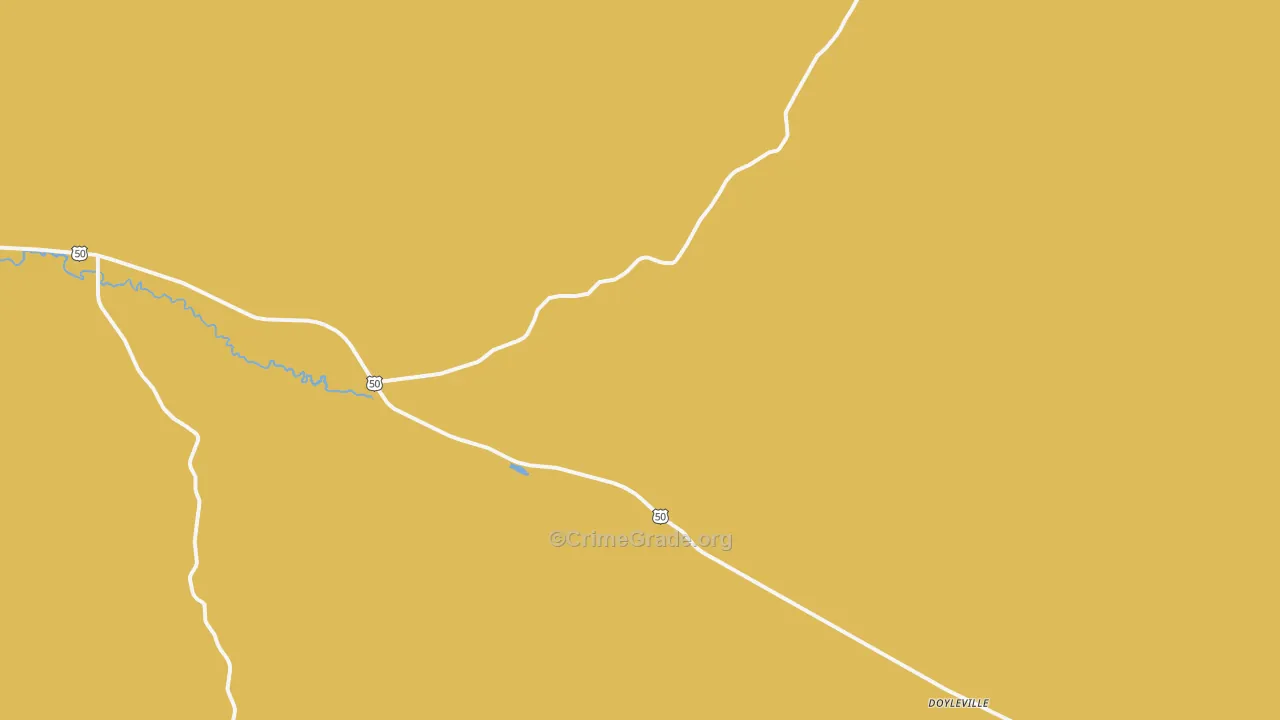 Parlin, CO Map of Burglary Rates