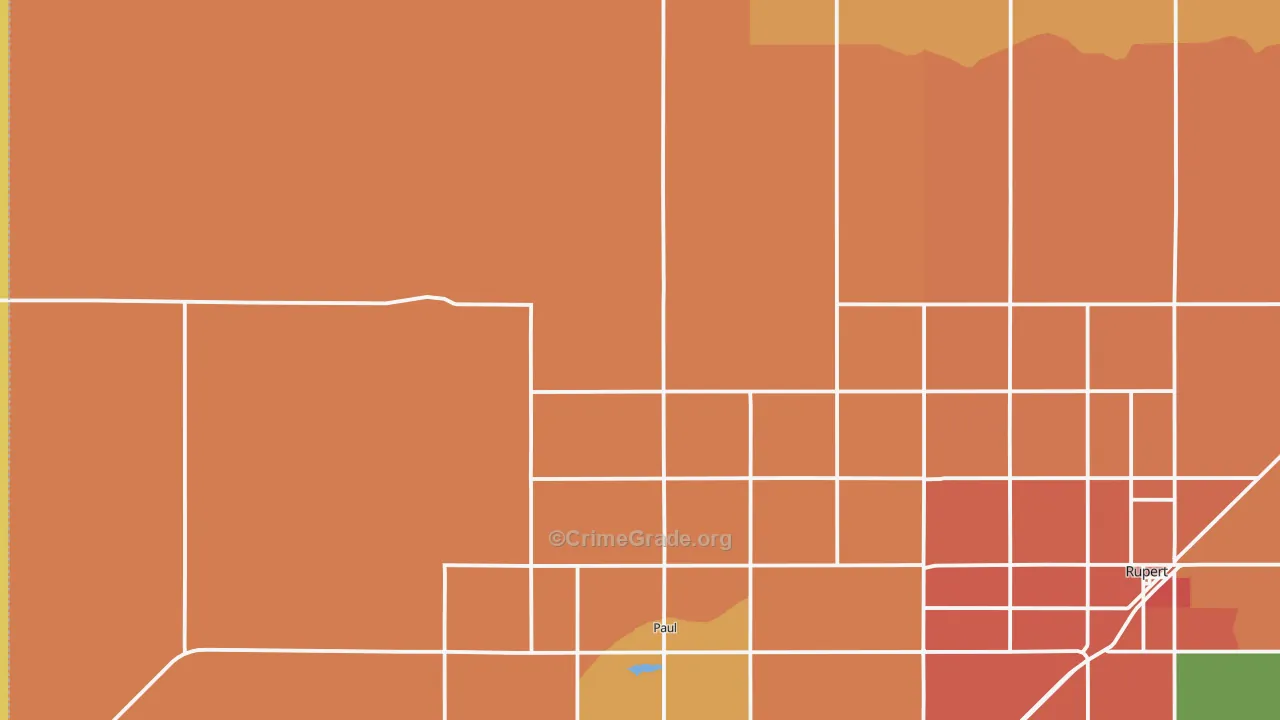 Paul, ID Map of Burglary Rates