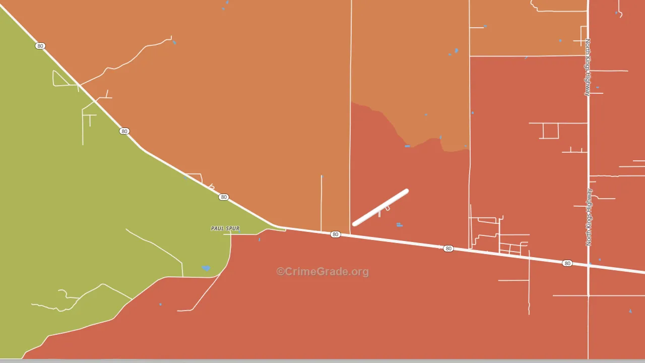 Paul Spur, AZ Map of Burglary Rates
