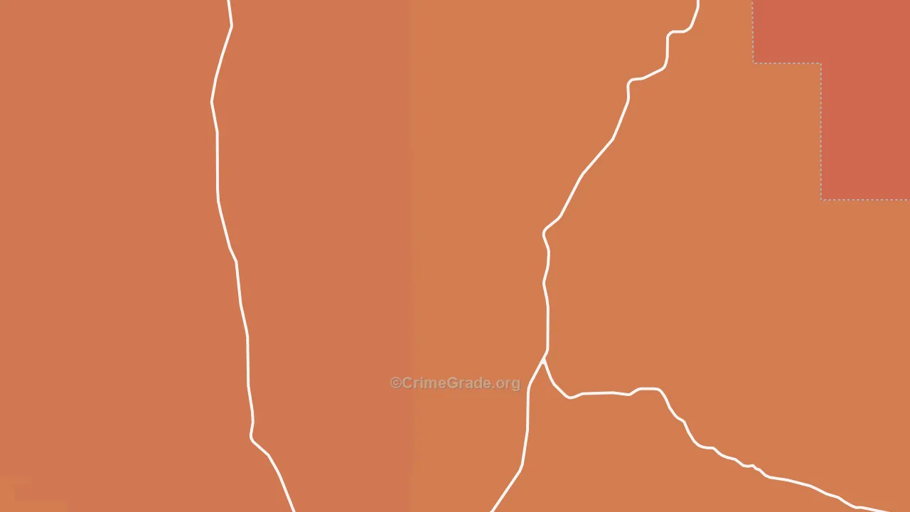 Pauline, ID Map of Burglary Rates