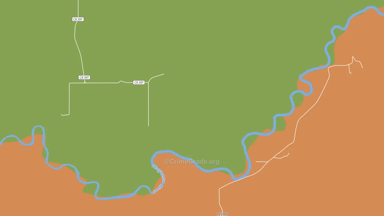 Pedro, SD Map of Burglary Rates
