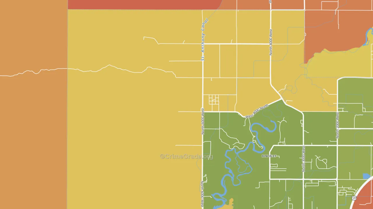 Plano, ID Map of Burglary Rates