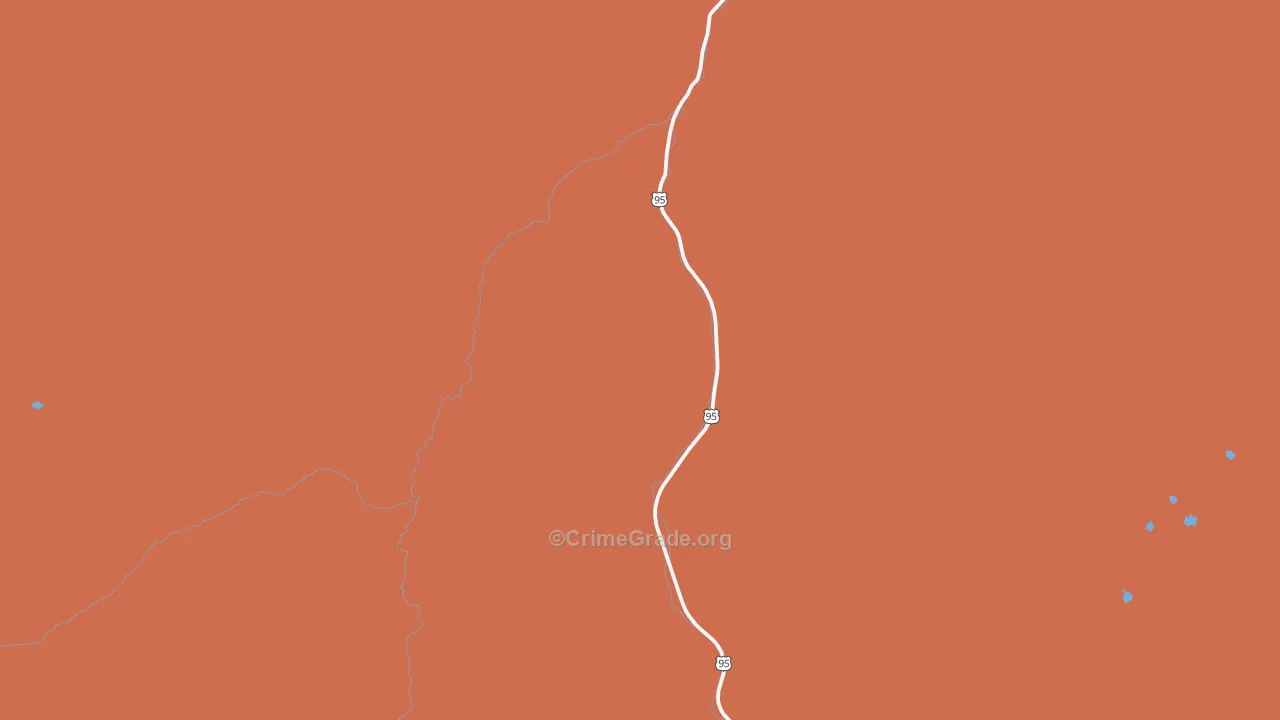 Pollock, ID Map of Burglary Rates