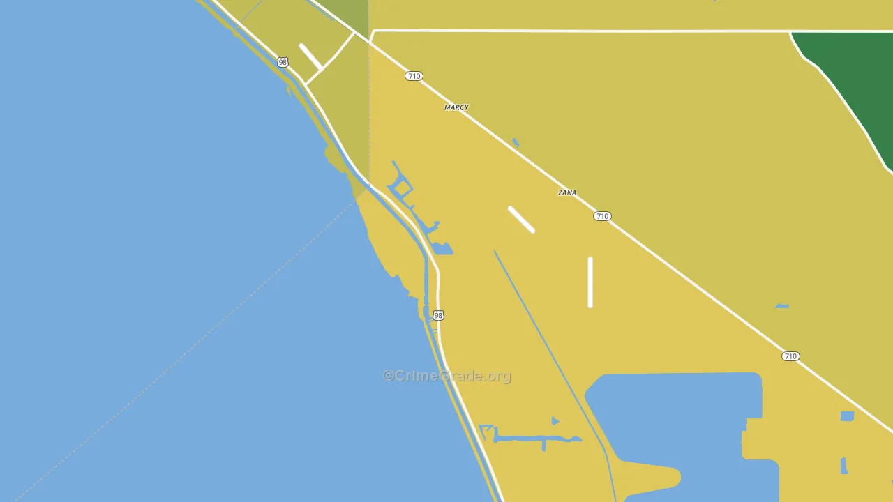 Port Mayaca, FL Map of Burglary Rates