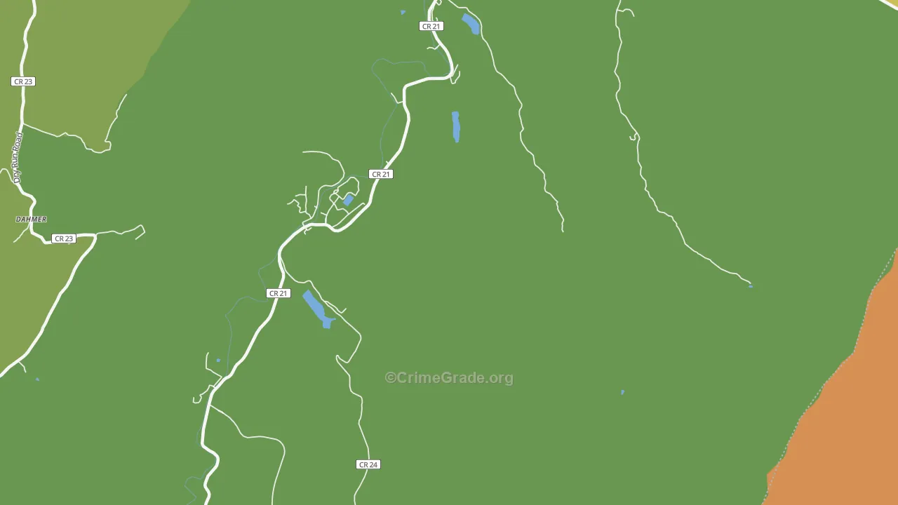 Propstburg, WV Map of Burglary Rates