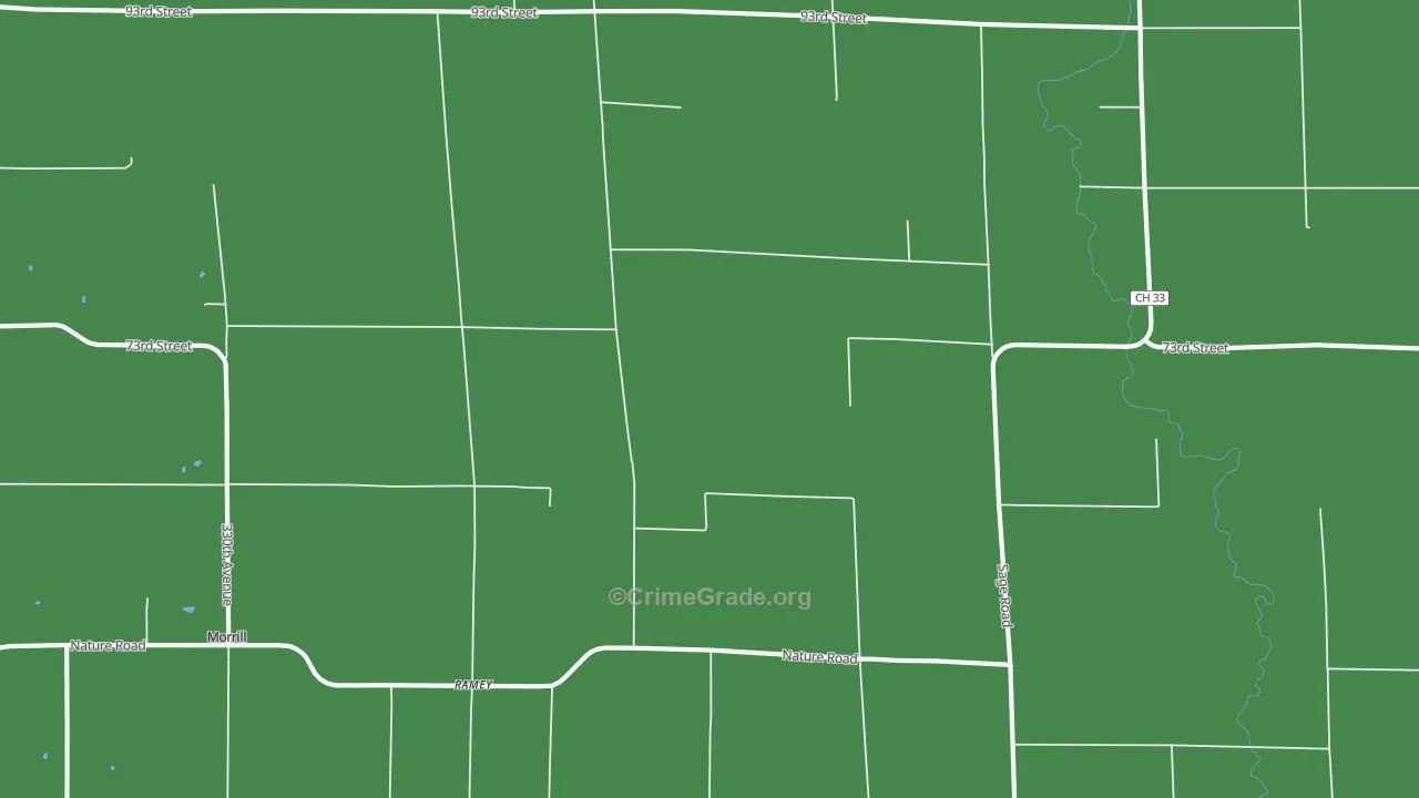 Ramey, MN Map of Burglary Rates