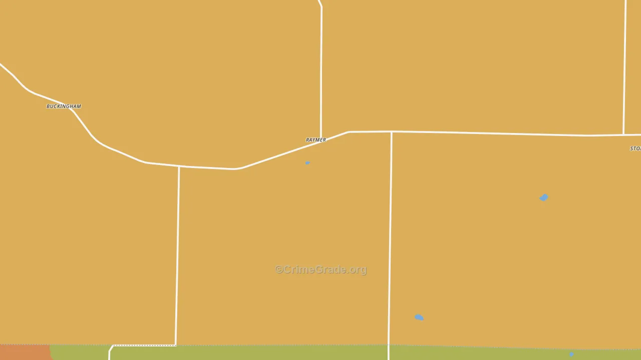 Raymer, CO Map of Burglary Rates