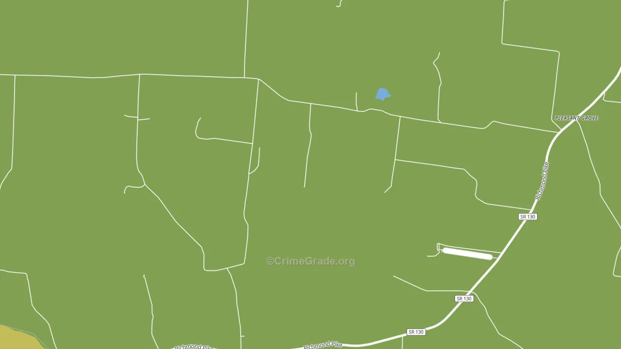 Richmond, TN Map of Burglary Rates