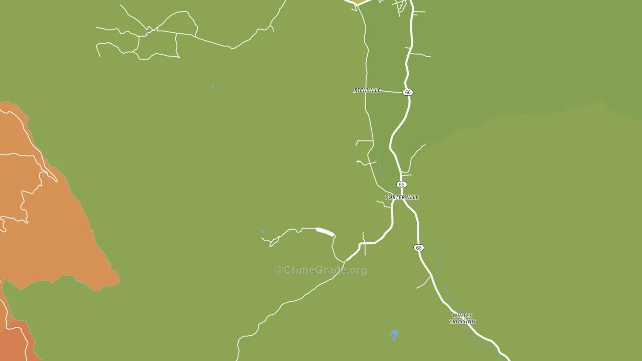 Richville, UT Map of Burglary Rates