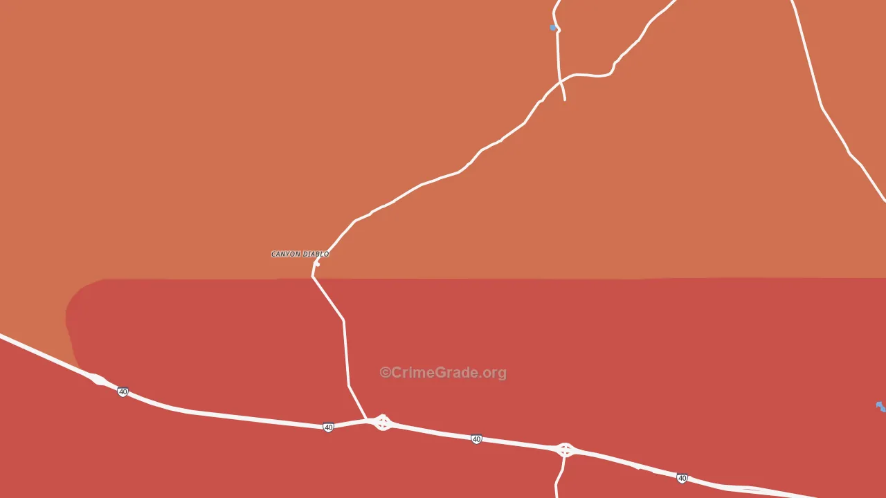 Rimmy Jims, AZ Map of Burglary Rates