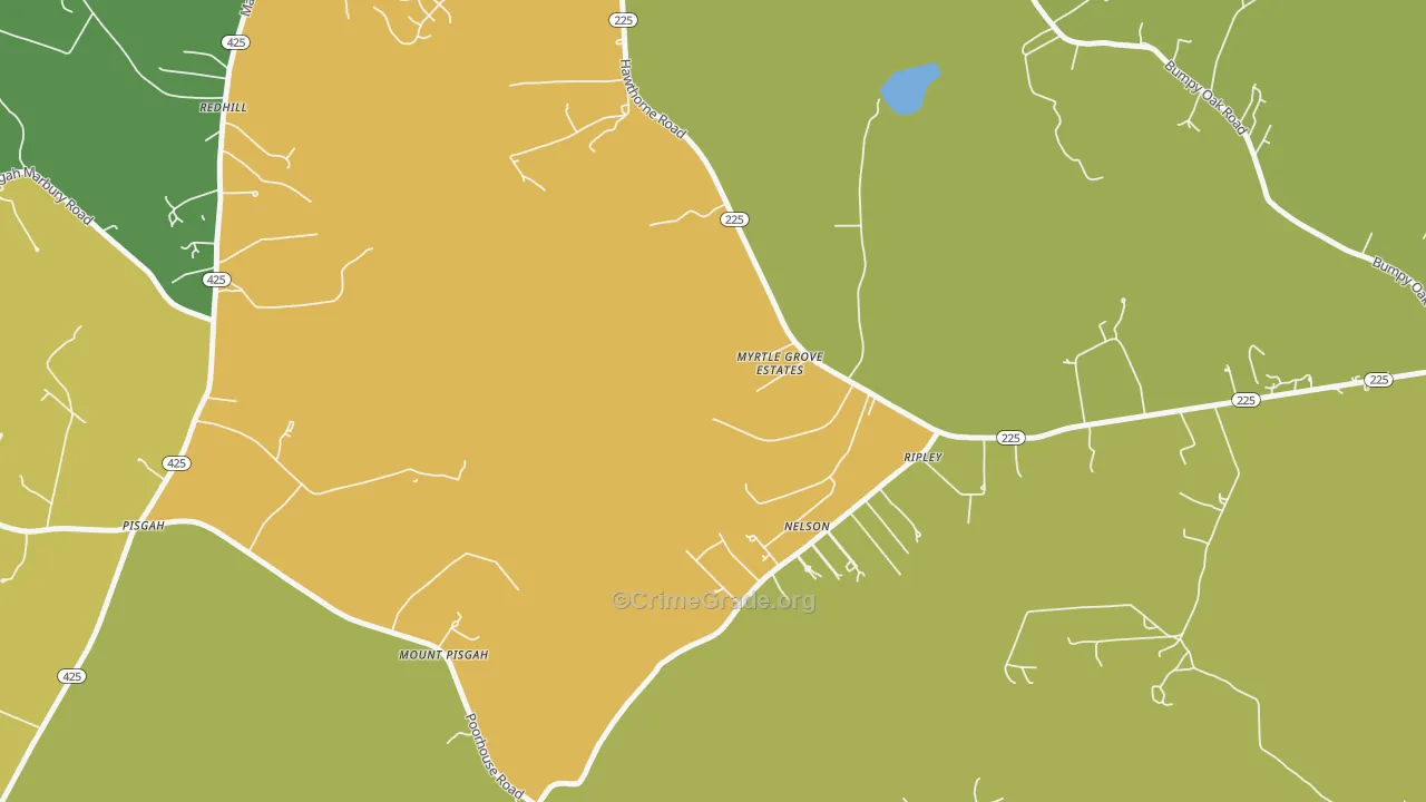 Ripley, MD Map of Burglary Rates