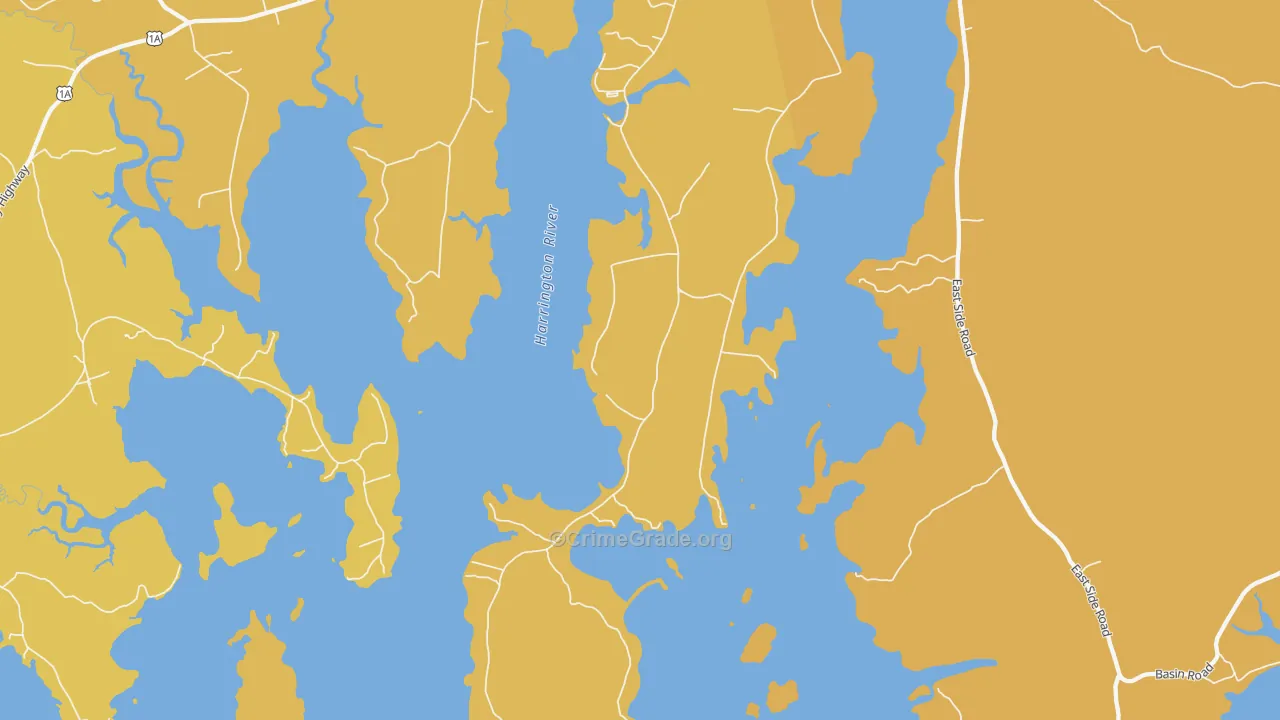 Ripley, ME Map of Burglary Rates