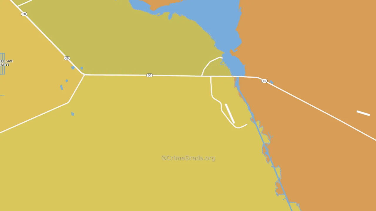 River Ranch, FL Map of Burglary Rates