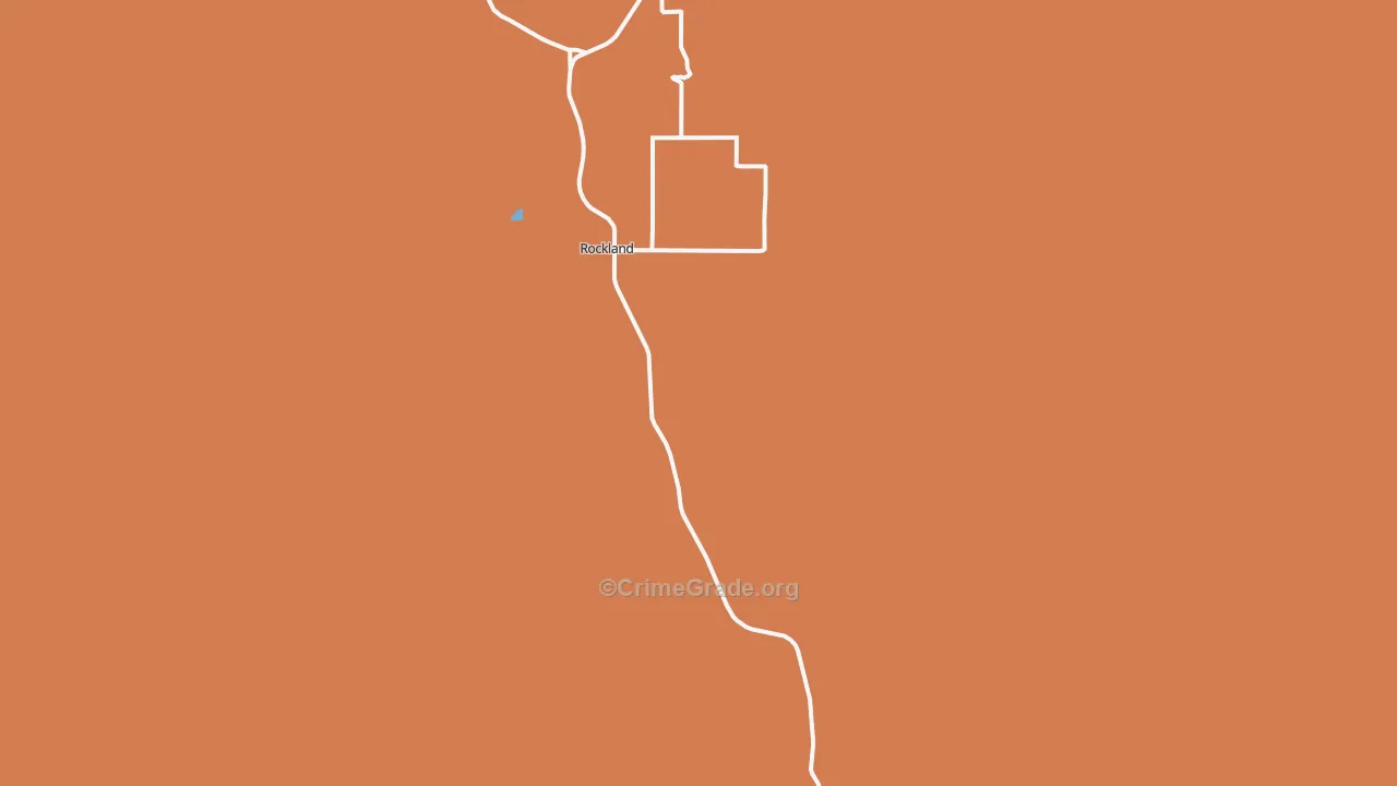 Rockland, ID Map of Burglary Rates