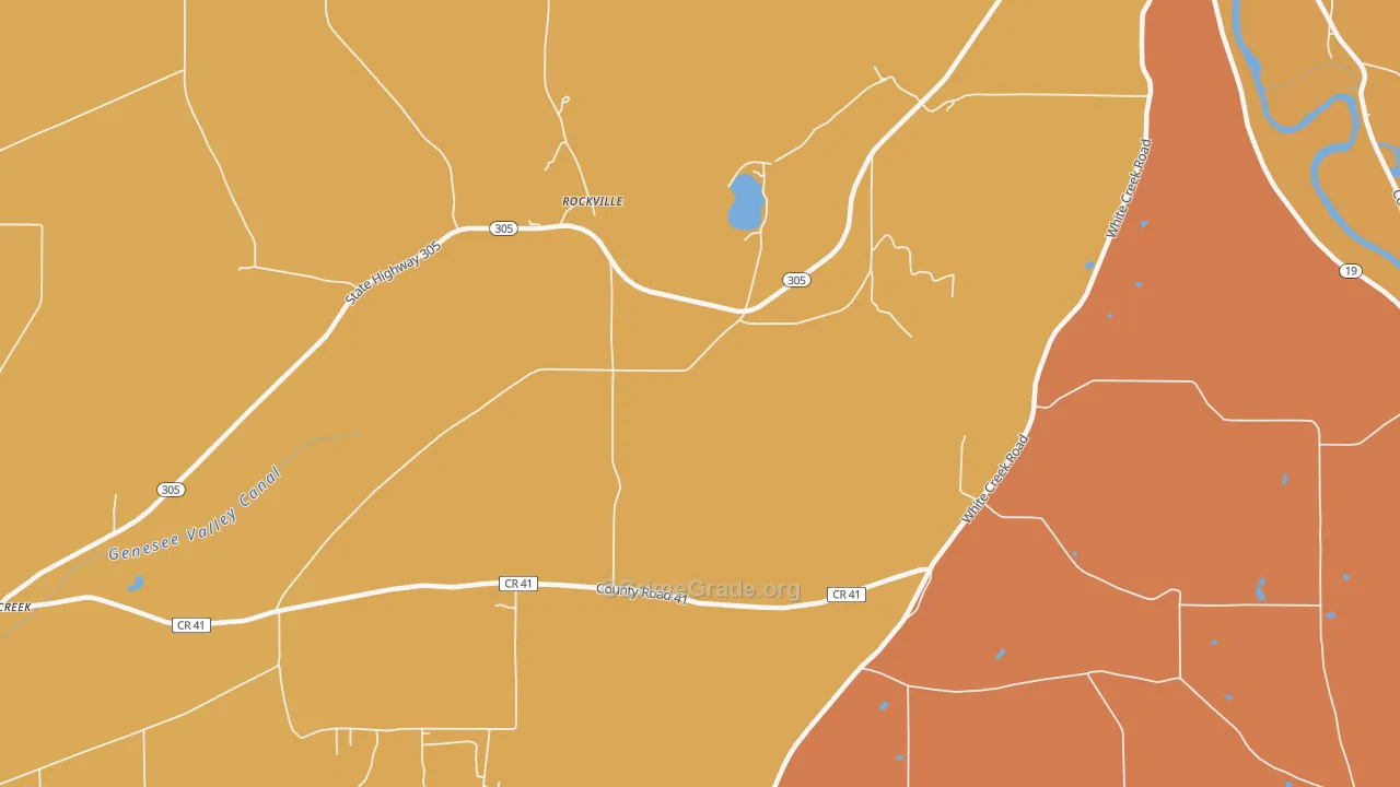 Rockville, NY Map of Burglary Rates