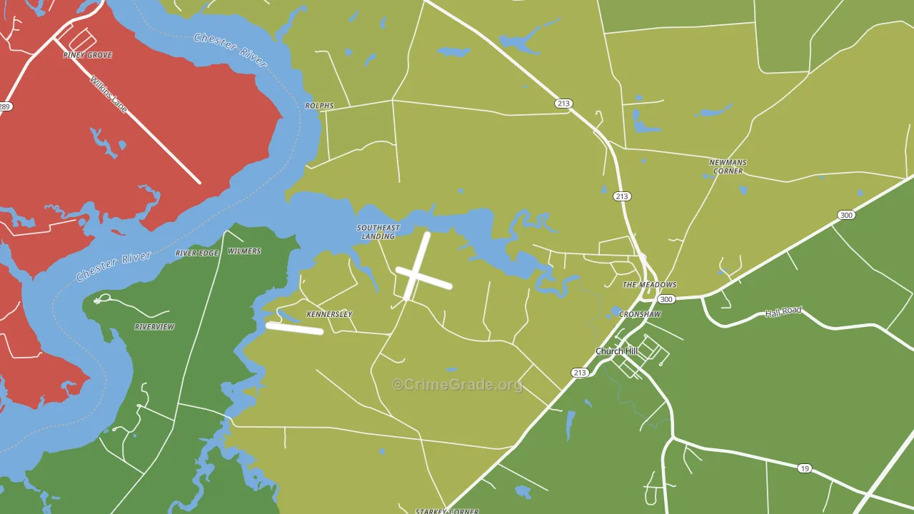 Rolphs, MD Map of Burglary Rates