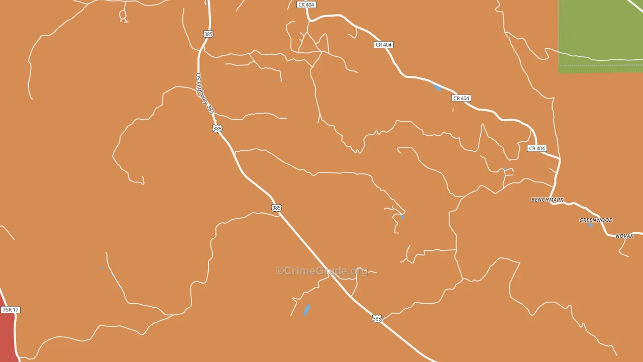Roubaix, SD Map of Burglary Rates