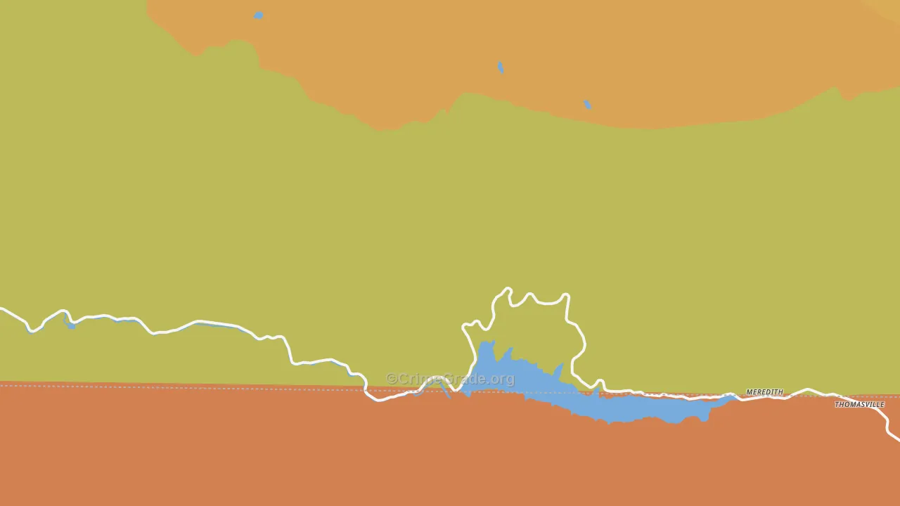 Ruedi, CO Map of Burglary Rates