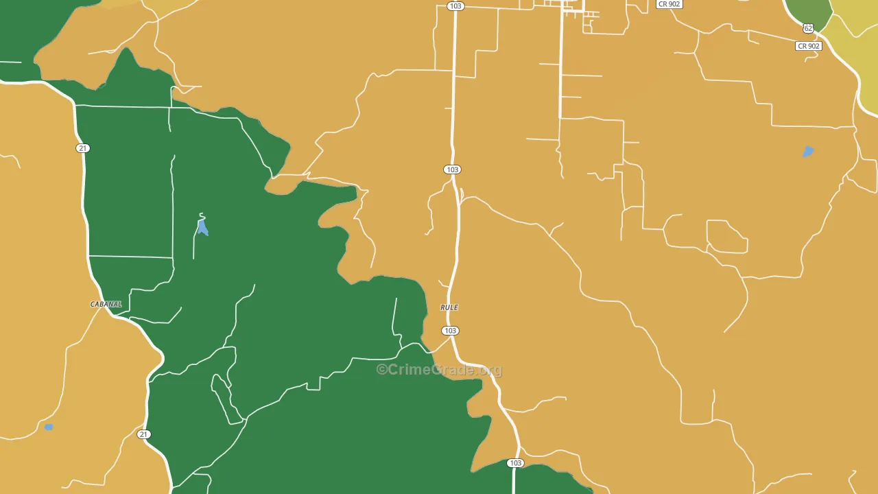 Rule, AR Map of Burglary Rates