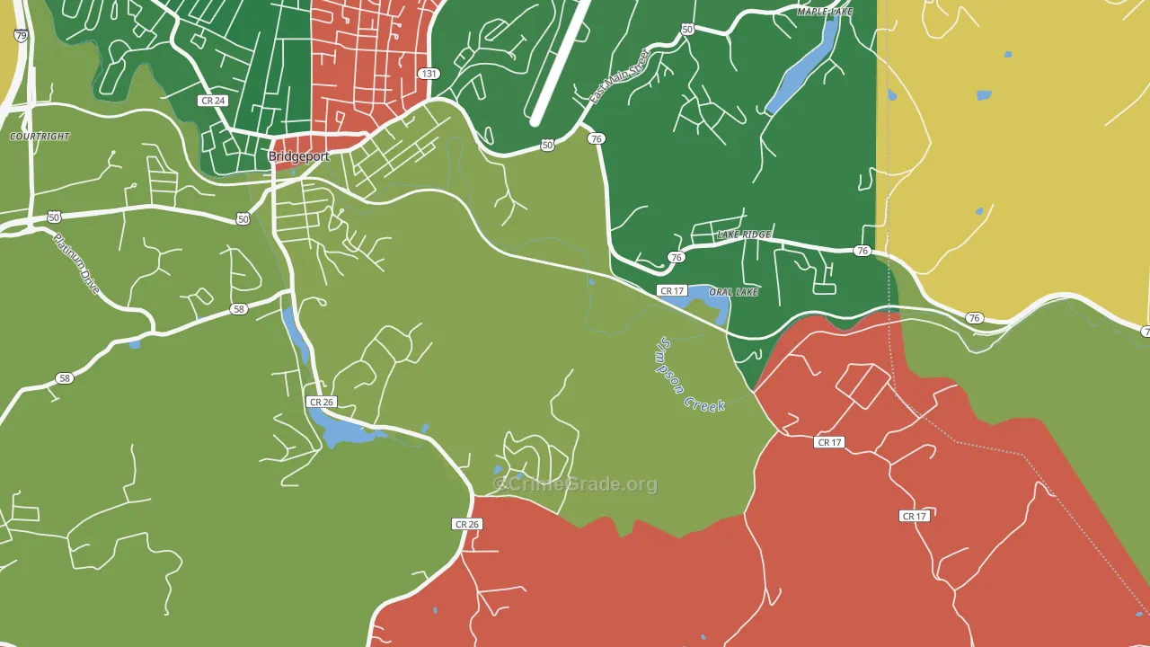 Saltwell, WV Map of Burglary Rates