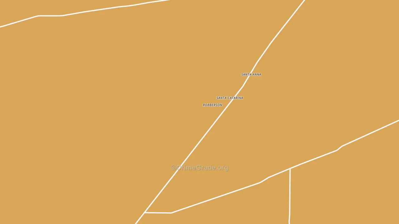 Santa Catarina, TX Map of Burglary Rates