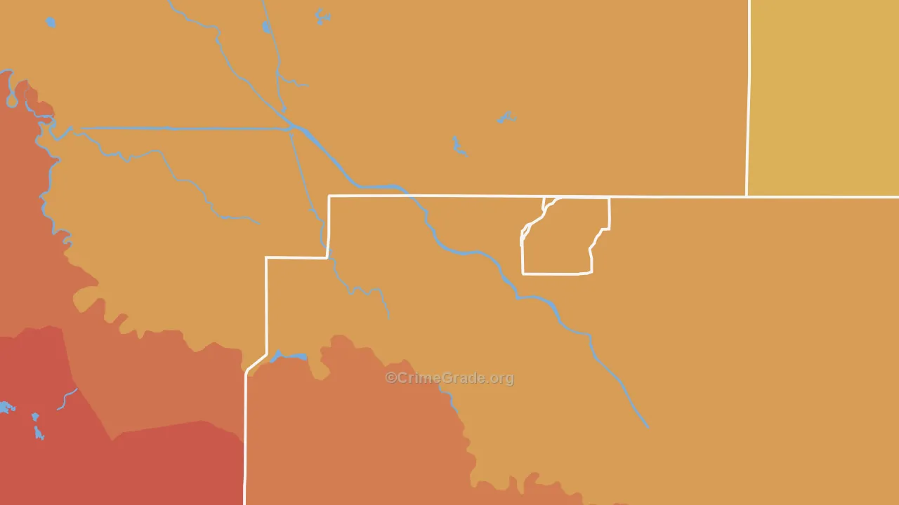 Santa Rita Park, CA Map of Burglary Rates