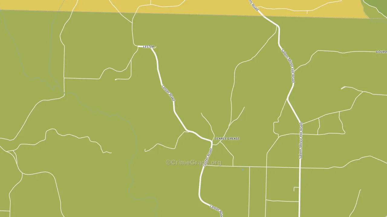 Scarce Grease, AL Map of Burglary Rates