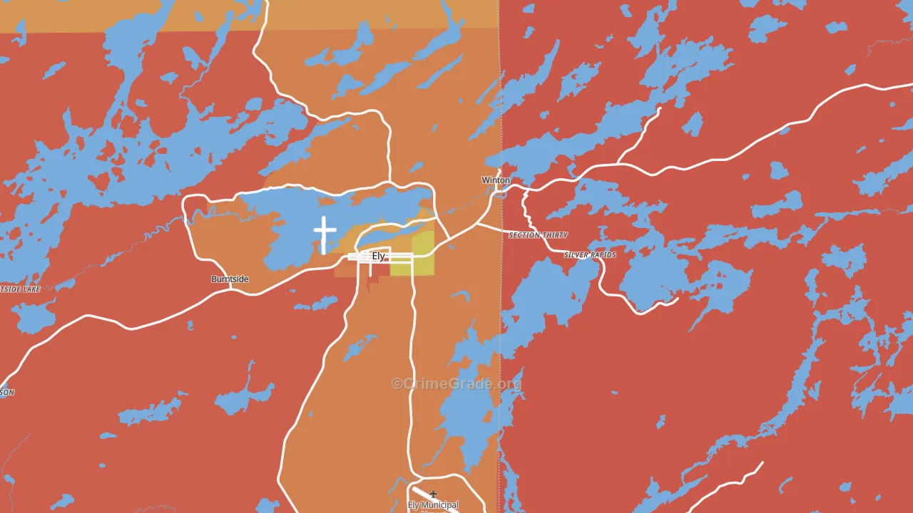 Section Thirty, MN Map of Burglary Rates