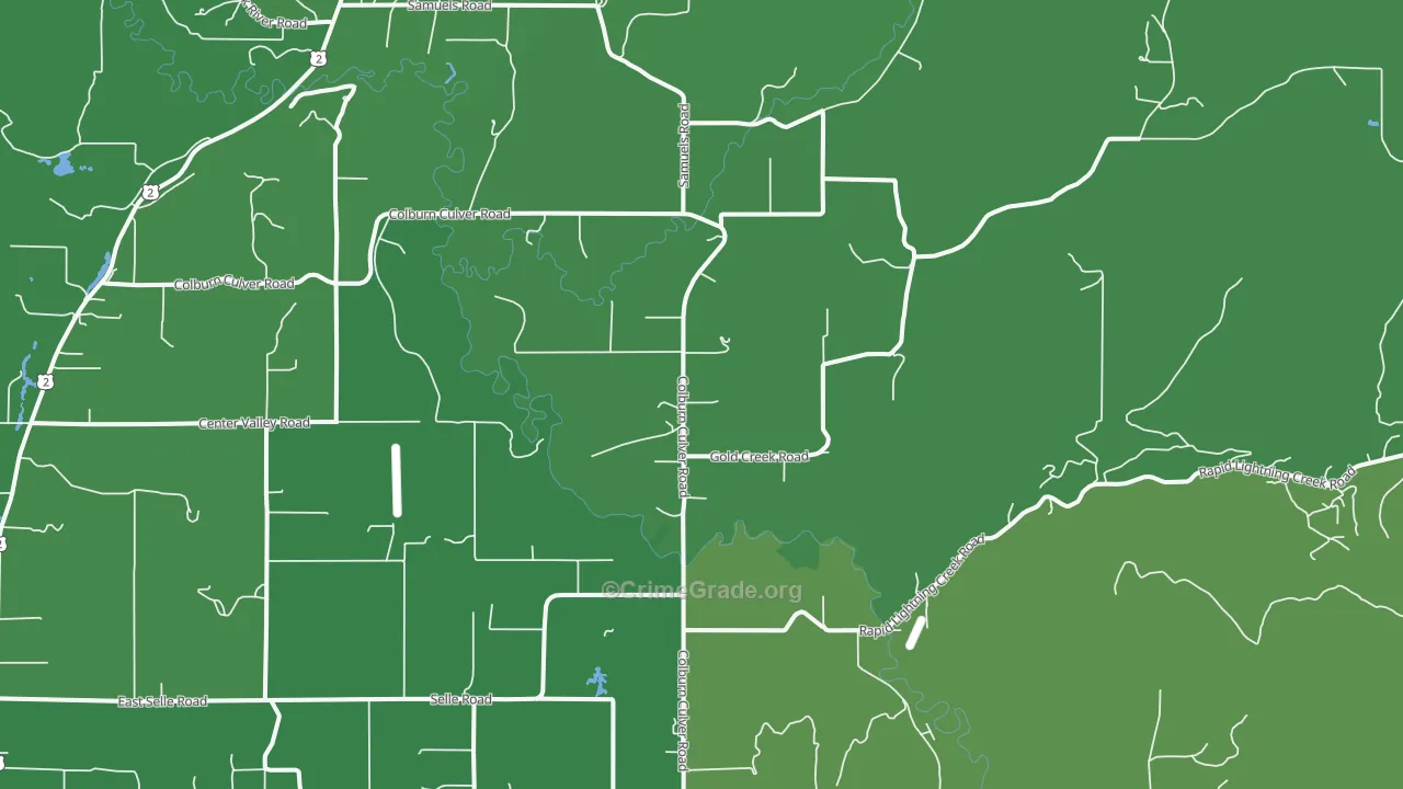 Selle, ID Map of Burglary Rates