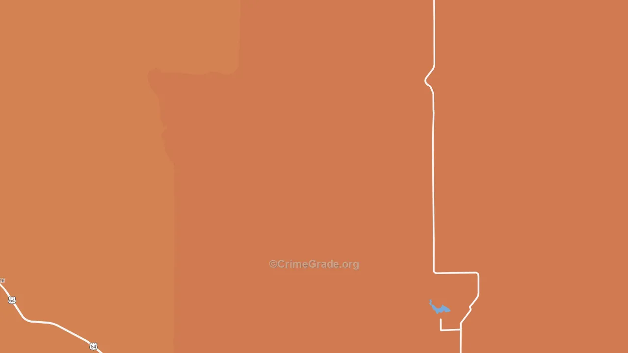 Seneca, NM Map of Burglary Rates