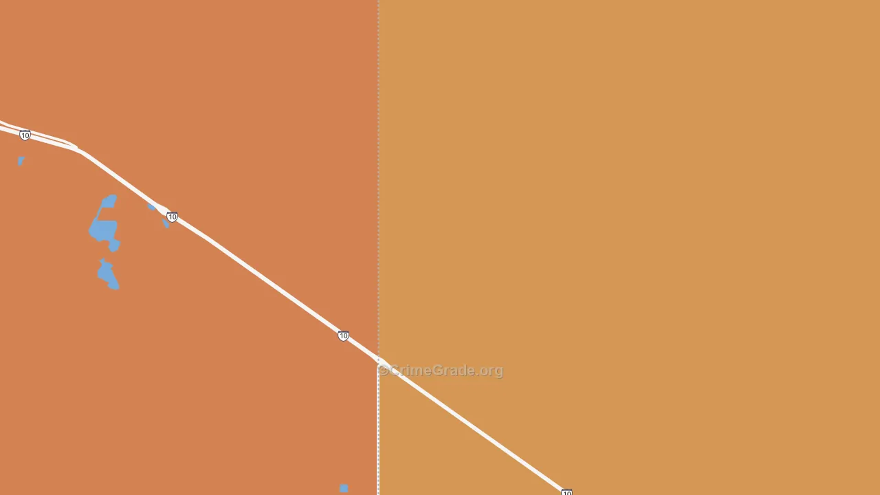 Separ, NM Map of Burglary Rates