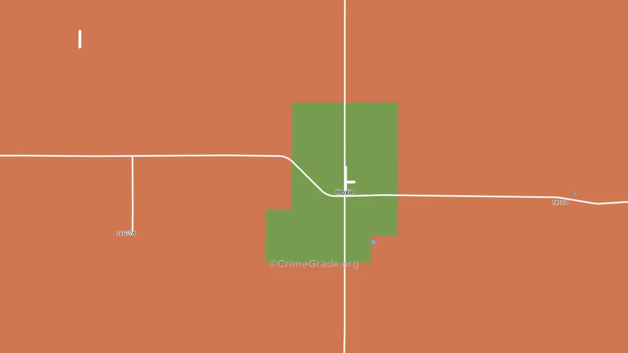 Sheridan County, KS Map of Burglary Rates