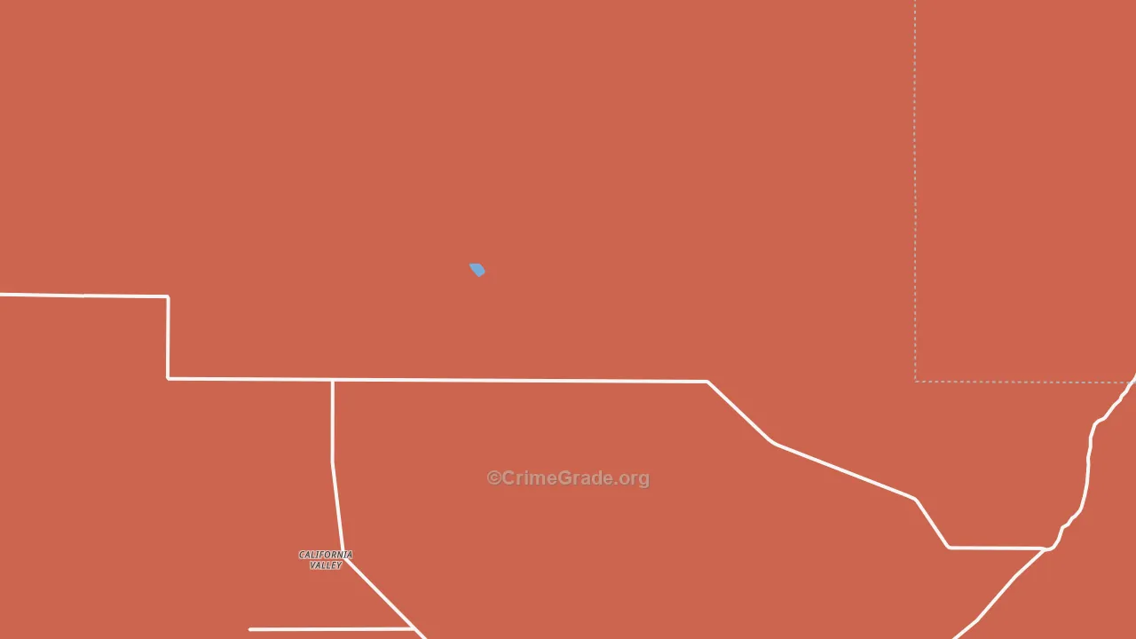 Simmler, CA Map of Burglary Rates