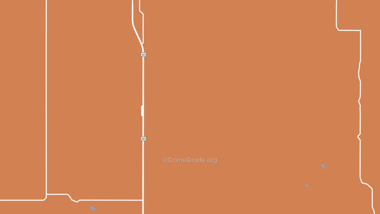 Slim Butte, SD Map of Burglary Rates