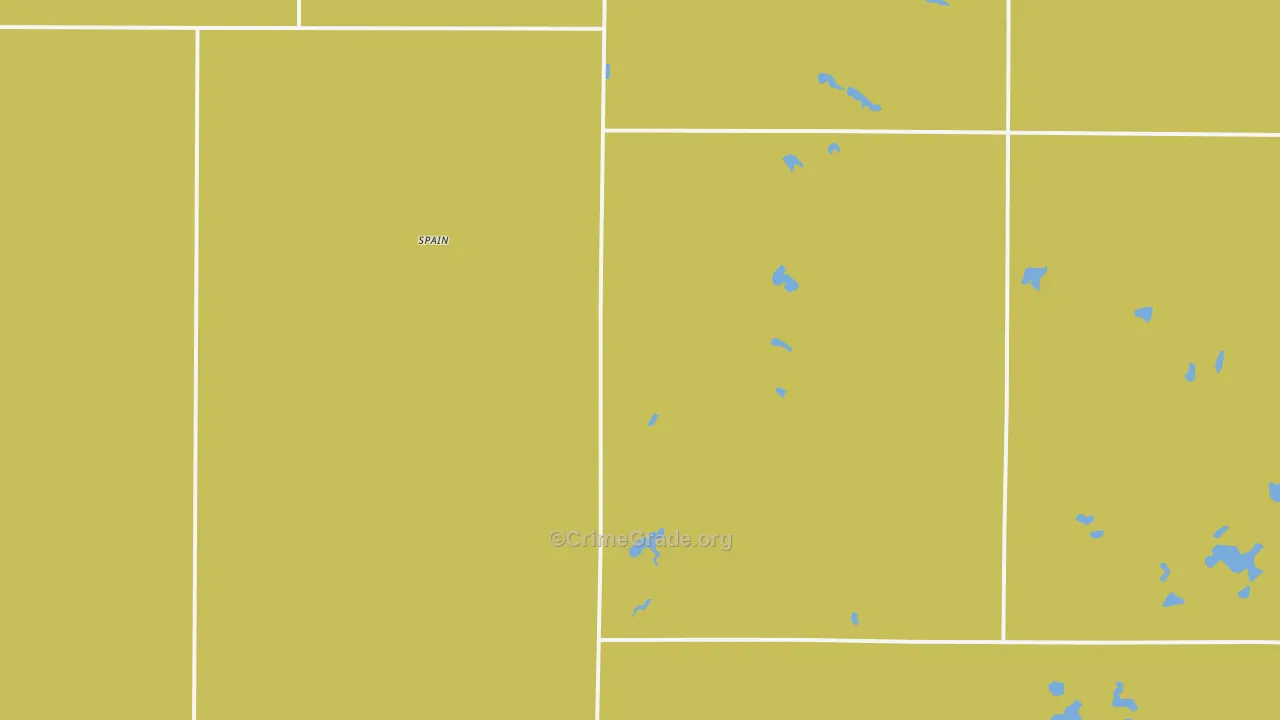 Spain, SD Map of Burglary Rates