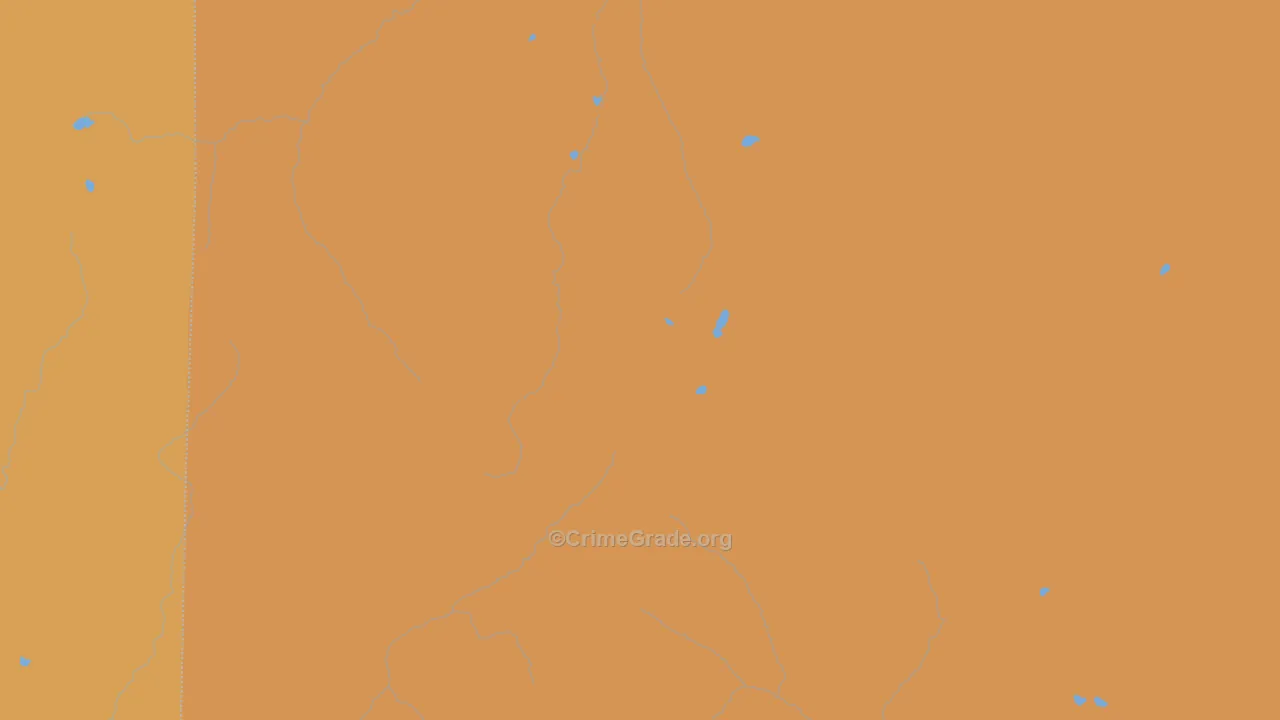 Spar City, CO Map of Burglary Rates