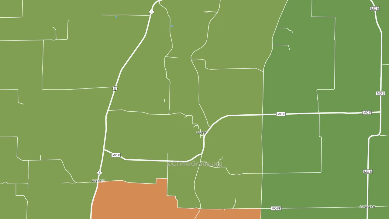 Speed, MO Map of Burglary Rates