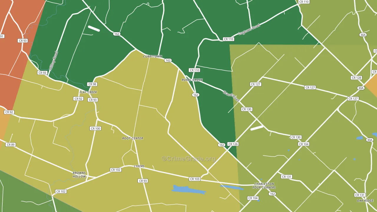 Sprakers, NY Map of Burglary Rates
