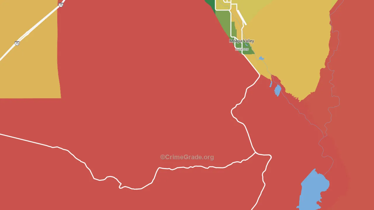 Stewarts Point, NV Map of Burglary Rates