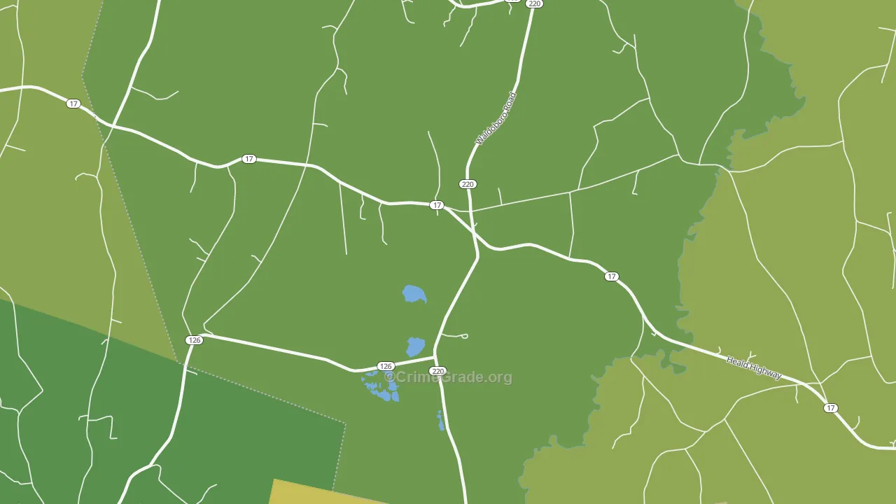 Stickney Corner, ME Map of Burglary Rates