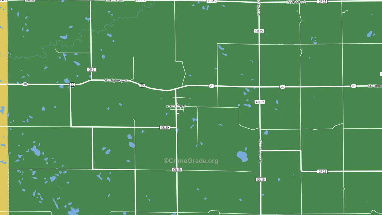 Stockholm, SD Map of Burglary Rates