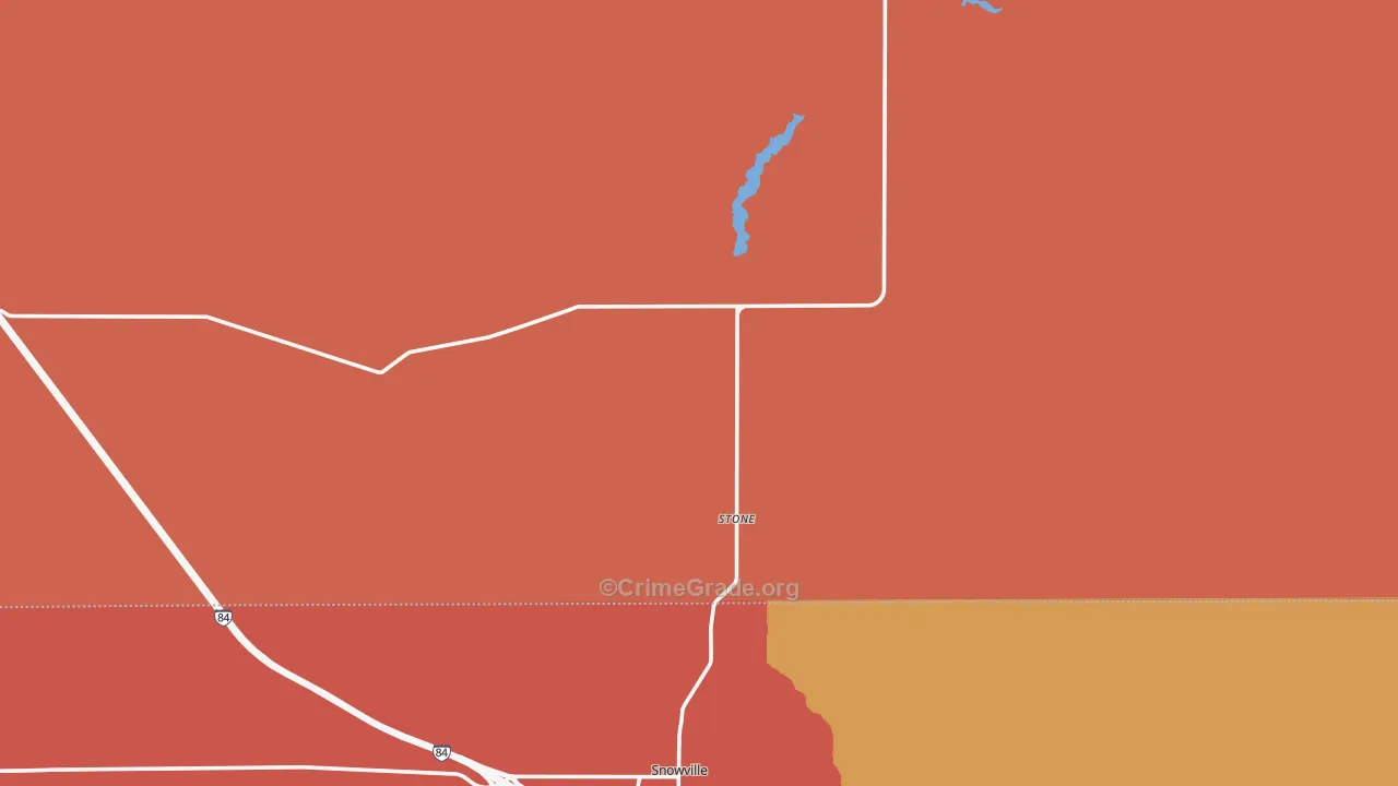 Stone, ID Map of Burglary Rates