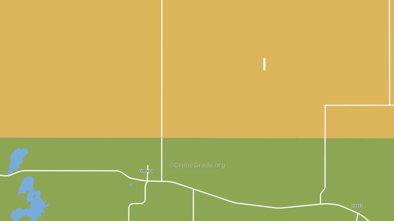 Stoneview, ND Map of Burglary Rates