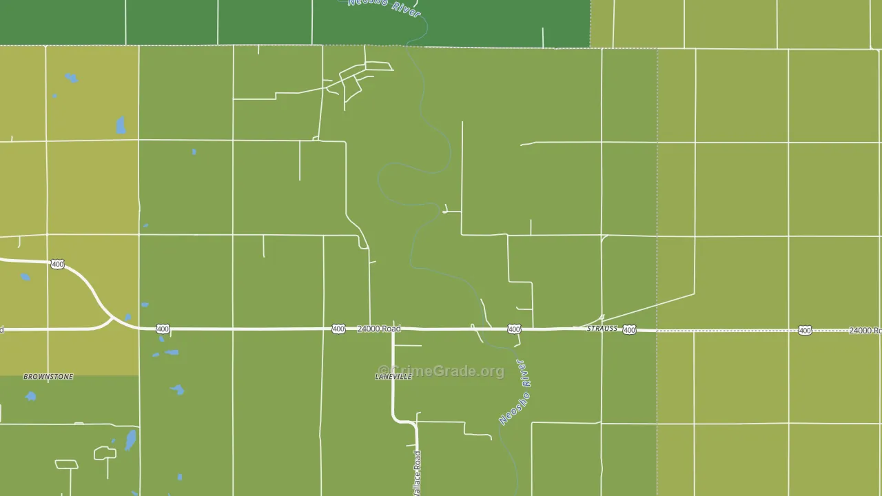Strauss, KS Map of Burglary Rates