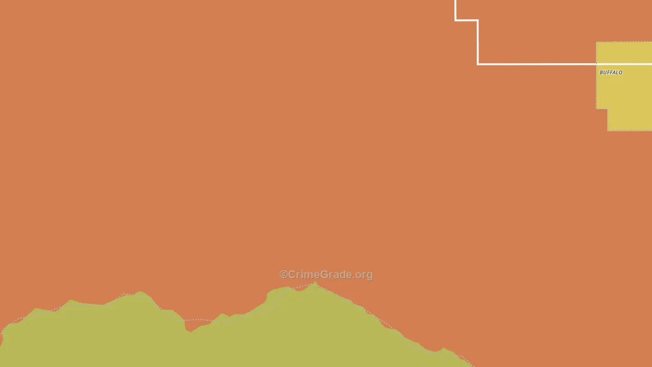 Straw, MT Map of Burglary Rates