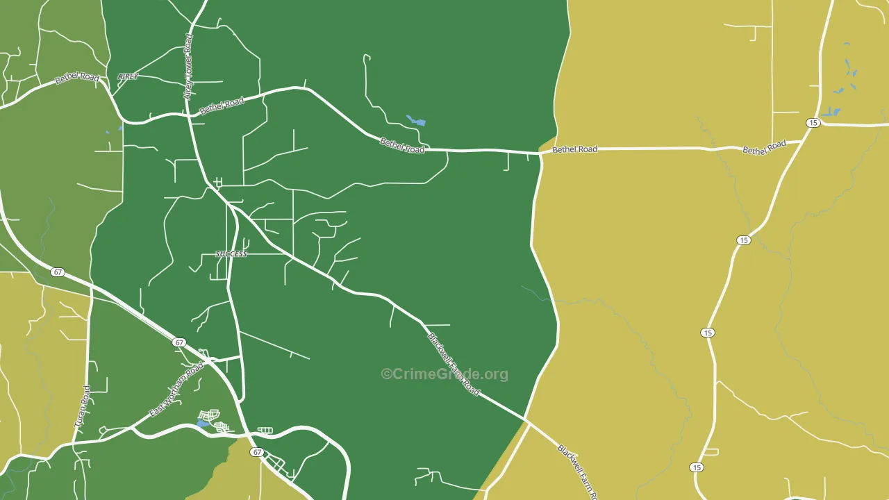Success, MS Map of Burglary Rates