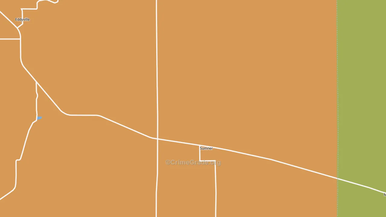 Sumner, NE Map of Burglary Rates